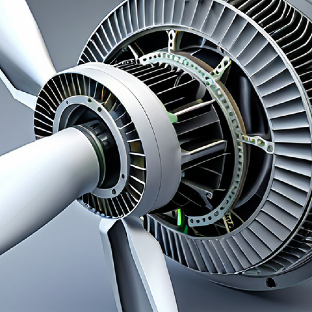 풍력 발전의 원리와 기술 - Wind Turbine Anatomy**
"Detailed technical illustration of a modern wind turbine, showcasing the in...