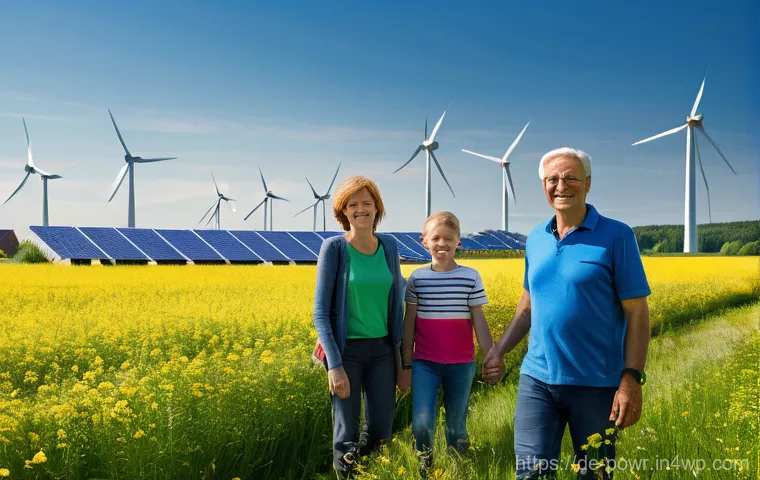 재생에너지와 전통 에너지의 차이점 - **Prompt 1: German Energy Transition - Past to Future Landscape**
    "A panoramic, richly detailed ...